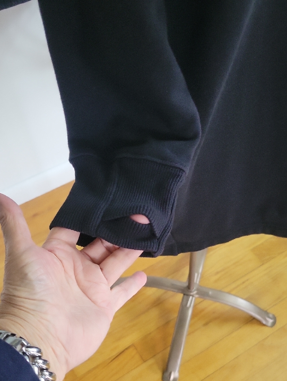 Athleta "Cozy Karma" Dress XL Black - Picture 5 of 15